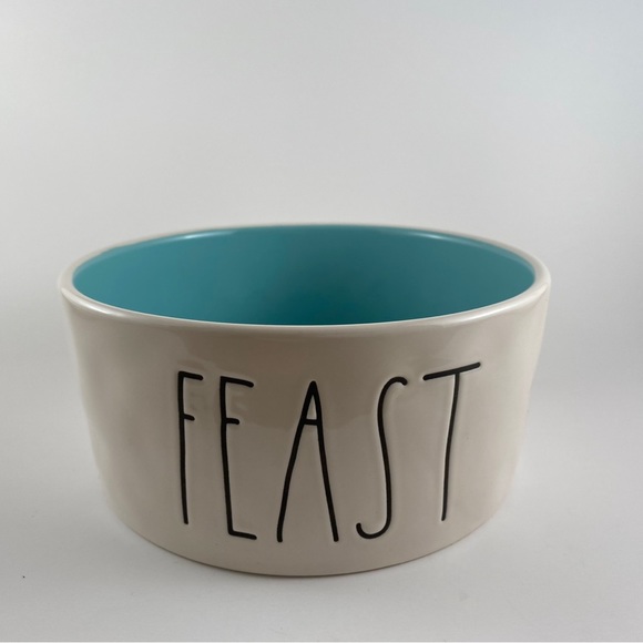 Rae Dunn Dog/Cat Bowl set of Two - Picture 2 of 3